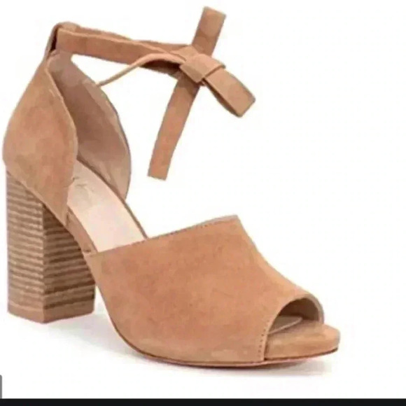 Raye Ankle Strap Suede Sandal Size 6.5 - Picture 1 of 8